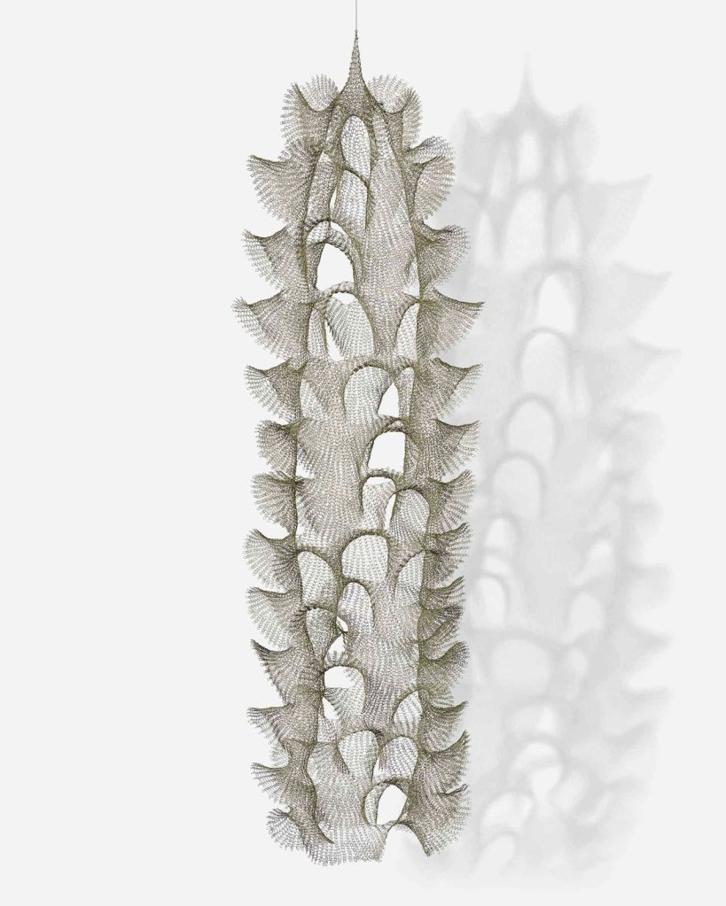 Ruth Asawa (American, 1926-2013) 'Untitled' (S.039, Hanging Five Spiraling Columns of Open Windows) c. 1959-1960 Ruth Asawa (American, 1926-2013) 'Untitled' (S.039, Hanging Five Spiraling Columns of Open Windows) c. 1959-1960
