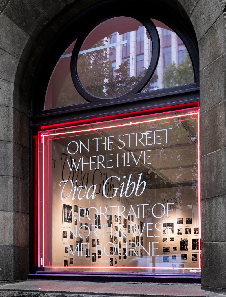 Installation view of the exhibition 'On the Street Where I Live: Viva Gibb' at the City Gallery, Melbourne, March - August, 2026