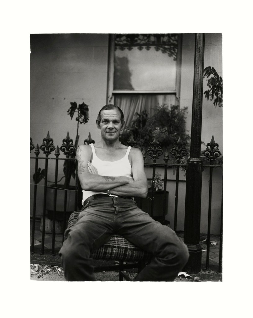 Viva Gibb (Australian, 1945-2017) 'Skippy' outside 44 Hawke Street, West Melbourne' 1982