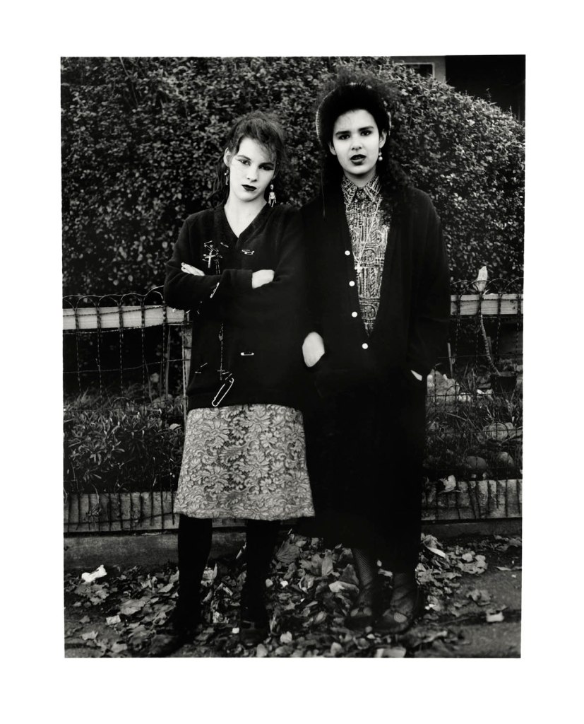 Viva Gibb (Australian, 1945-2017) 'Sybil and Vivian outside 10 Hawke Street, West Melbourne' 1985