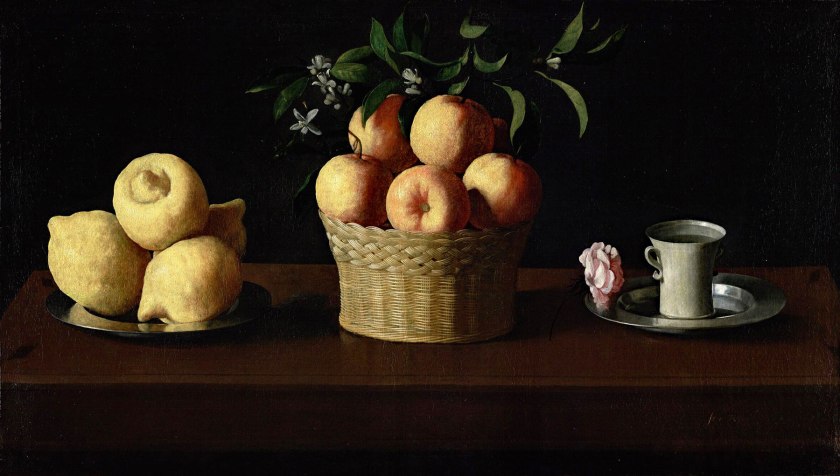 Francisco de Zurbarán (Spain, 1598-1664) 'Still Life with Lemons, Oranges and a Rose' 1633