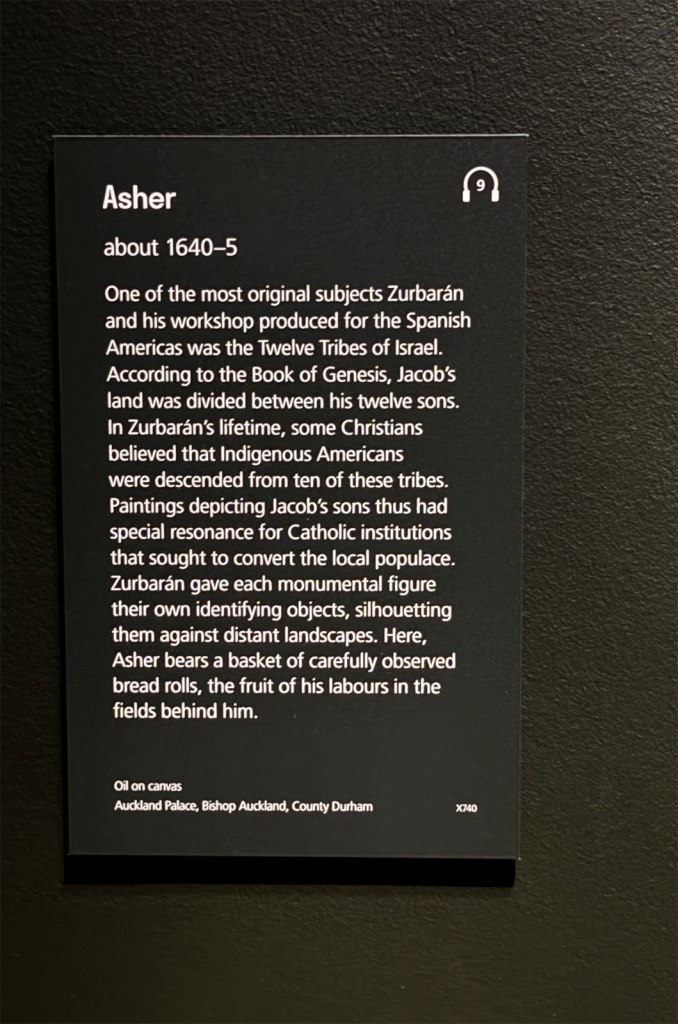 Wall text from the exhibition 'Zurbarán' at the National Gallery, London