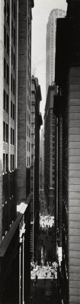 Berenice Abbott (American, 1898-1991) 'Exchange Place, New York' 1933