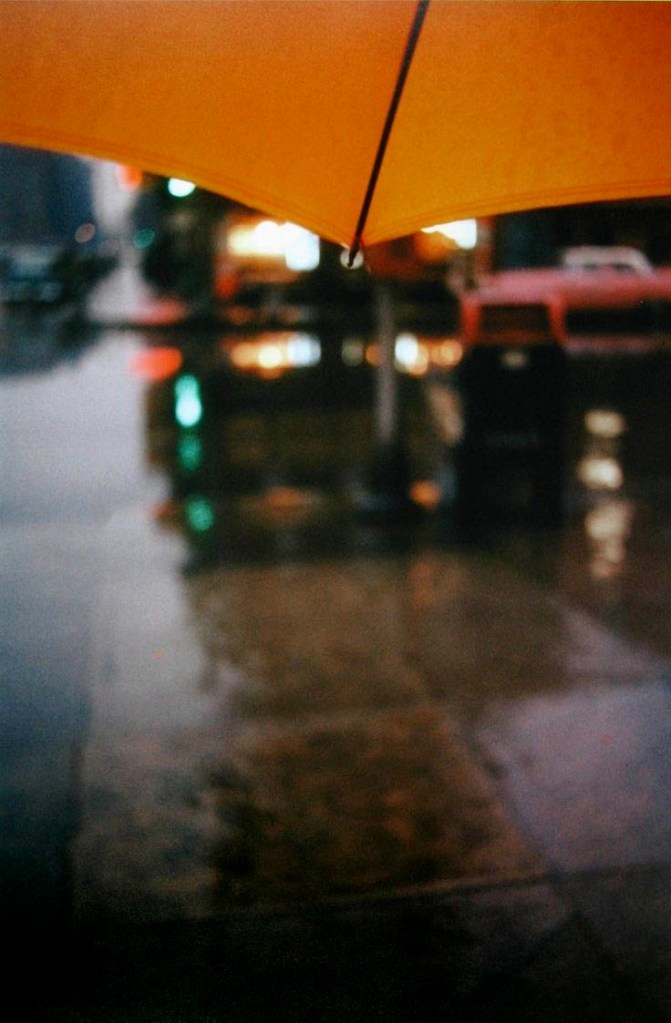 Saul Leiter (American, 1923-2013) 'Orange Umbrella' c. 1950
