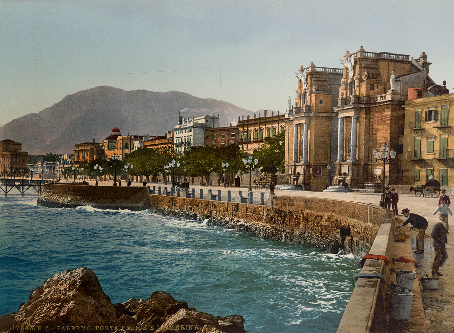 Anonymous photographer (Photoglob & Co., Zurich) 'Porta Felice and the Marina, Palermo, Italy' 1889–1905