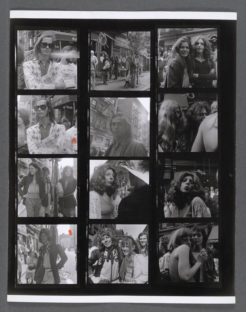 Peter Hujar (American, 1934-1987) 'Christopher Street Liberation Day Fair with John Waters and Jackie Curtis' 1973 job 577