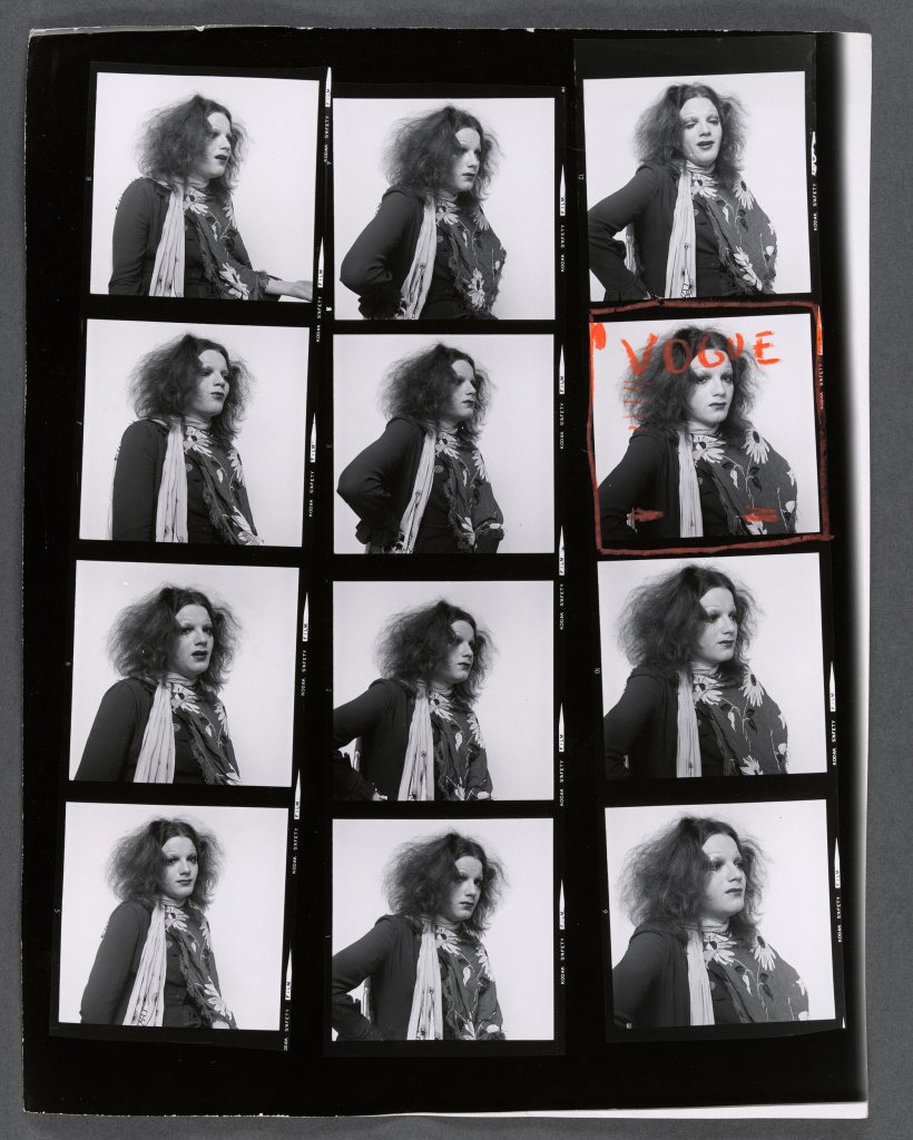 Peter Hujar (American, 1934-1987) 'Jackie Curtis for New Times magazine' c. 1970 job 474
