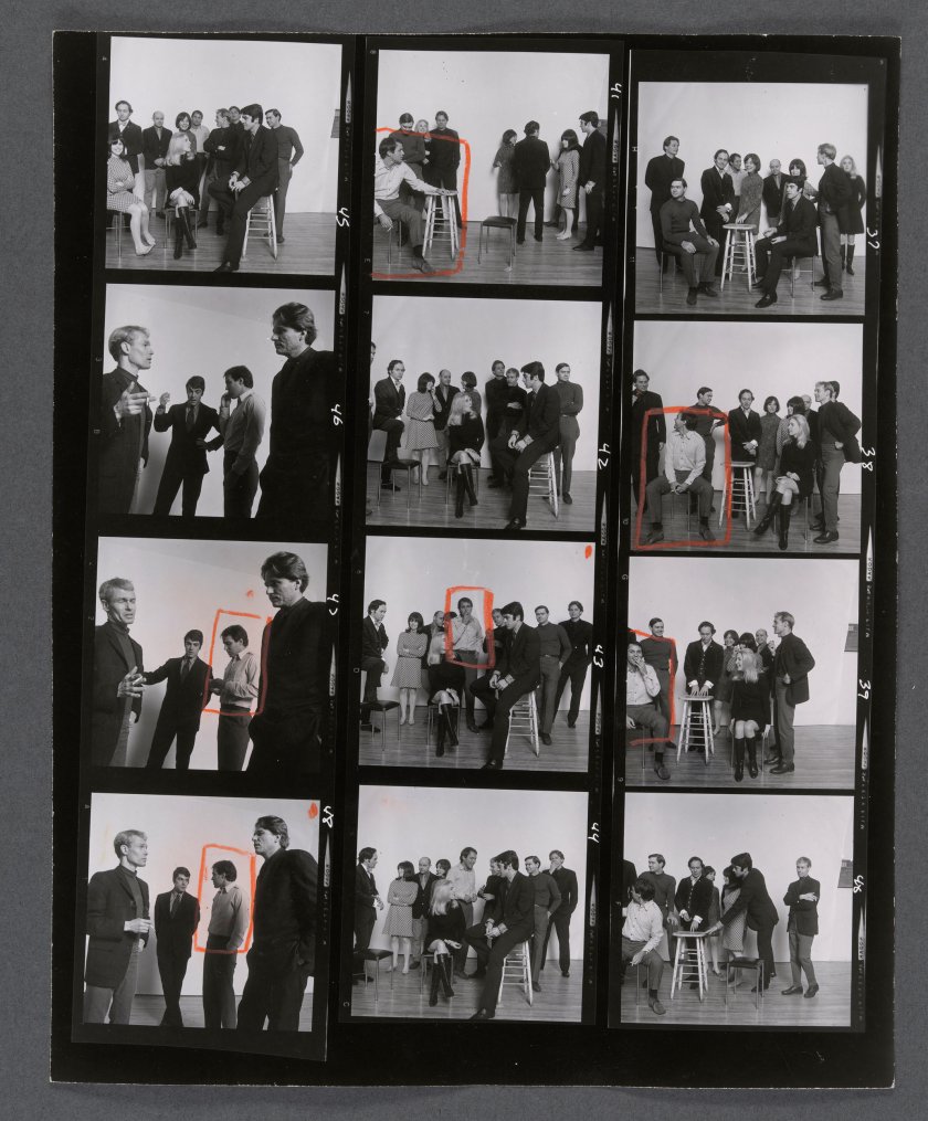 Peter Hujar (American, 1934-1987) 'Joseph Raffael among other Stable Gallery artists and staff' c. 1967 job 327