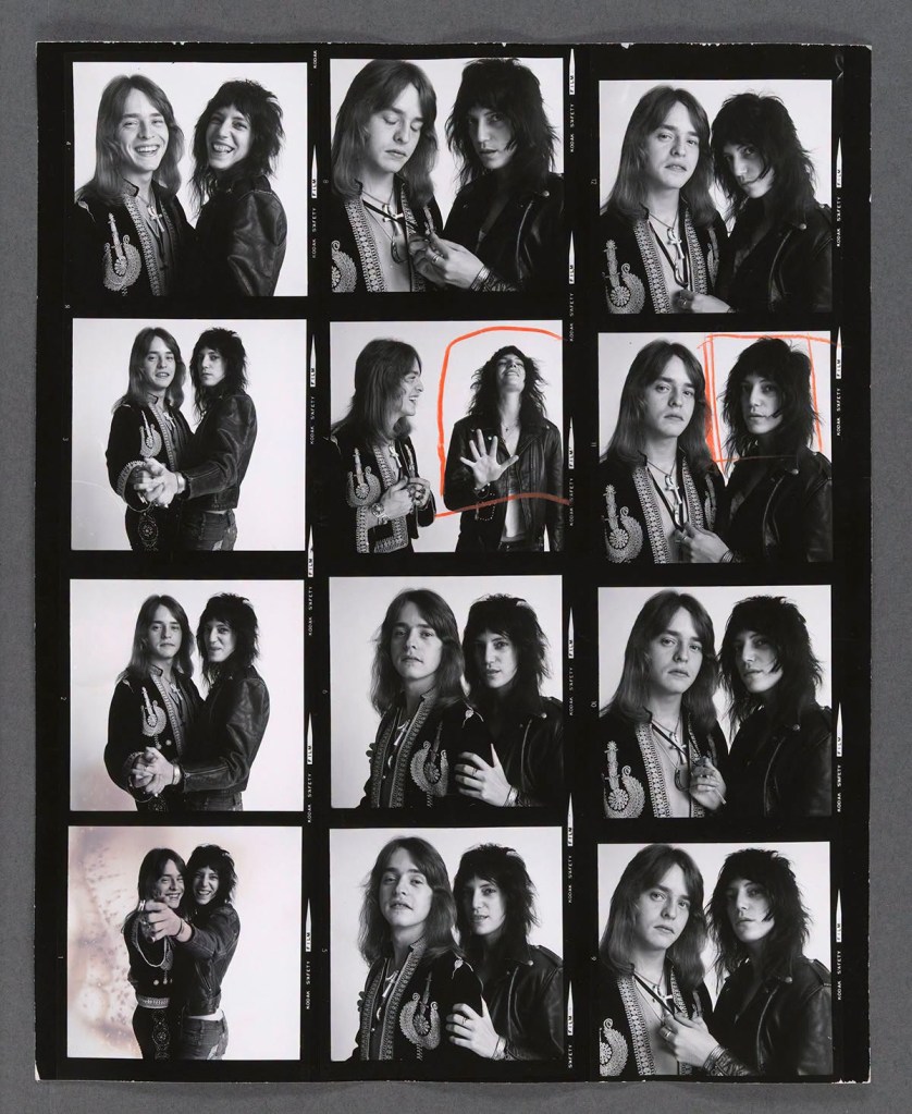 Peter Hujar (American, 1934-1987) 'Rick Derringer and Patti Smith' 1971, Job 517