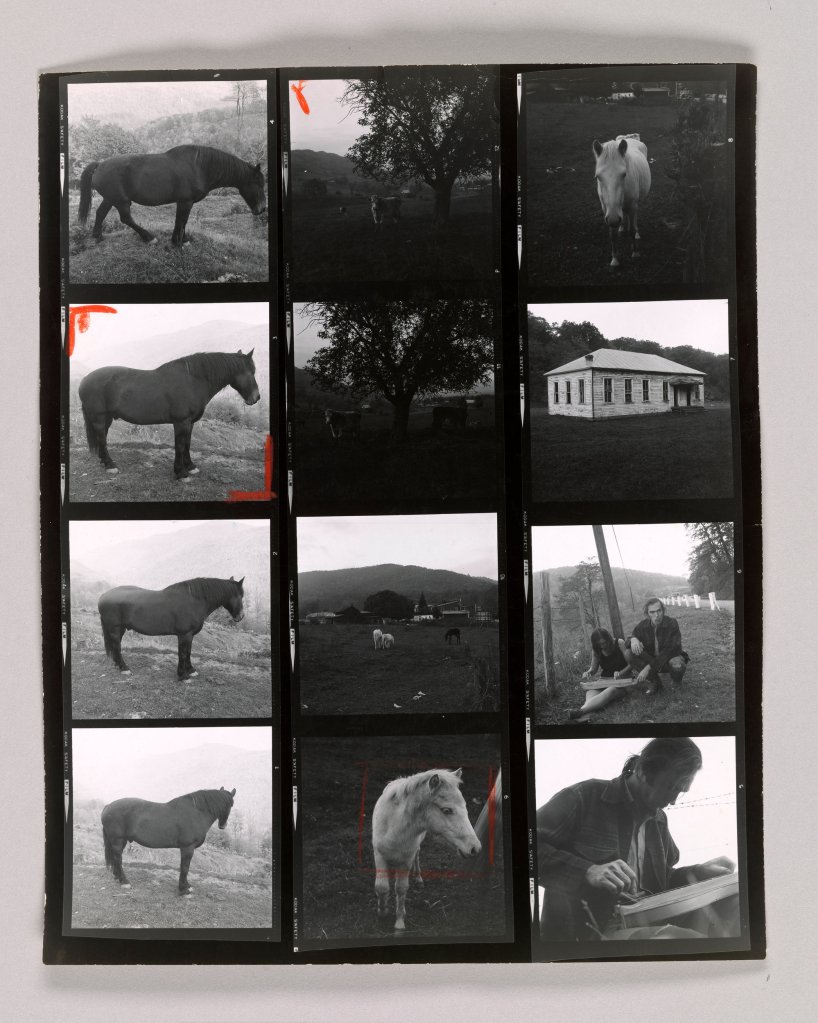 Peter Hujar (American, 1934-1987) 'Road trip to Pennsylvania and West Virginia with Ann Wilson and Jim Fouratt' 1969, job 463