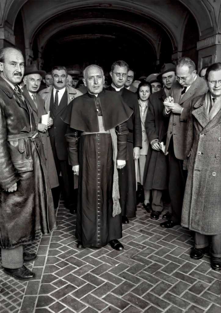 John Sadovy (English born Czech, 1925-2010) 'Cardinal and Prince-Primate József Mindszenty' Hungary October 1956
