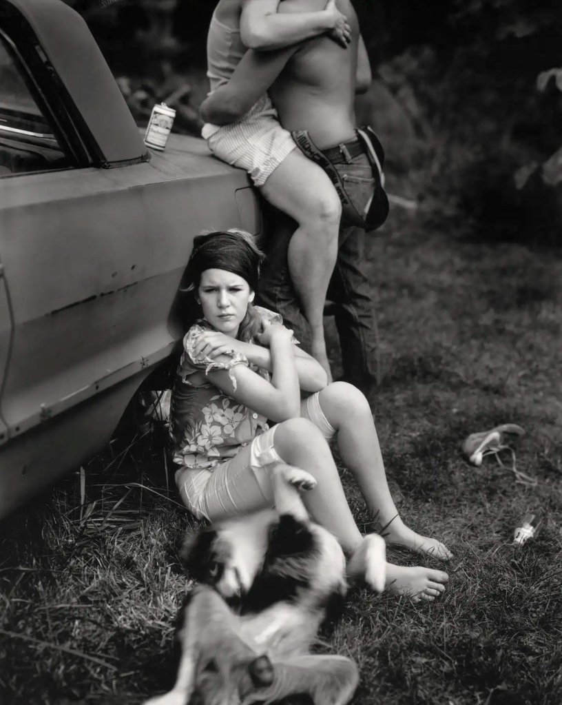 Sally Mann (American, b. 1951) 'Lisa and the dog' 1983-1985